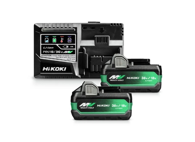 Ensemble d'accessoires Hikoki UC18YSL3WHZ; 36/18 V; 2x2,5/5,0 Ah; Li-ion
