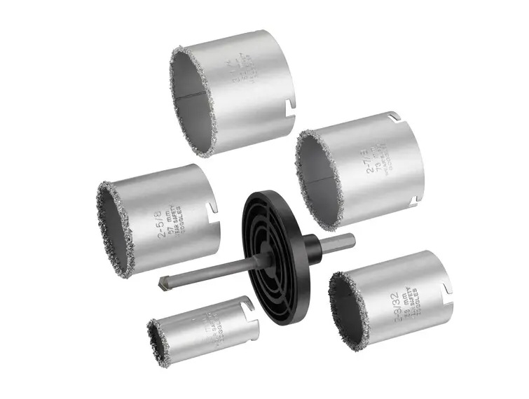 Ensemble de scies à chantourner Stanley STA81167-XJ; 33-83 mm + foret d'alignement