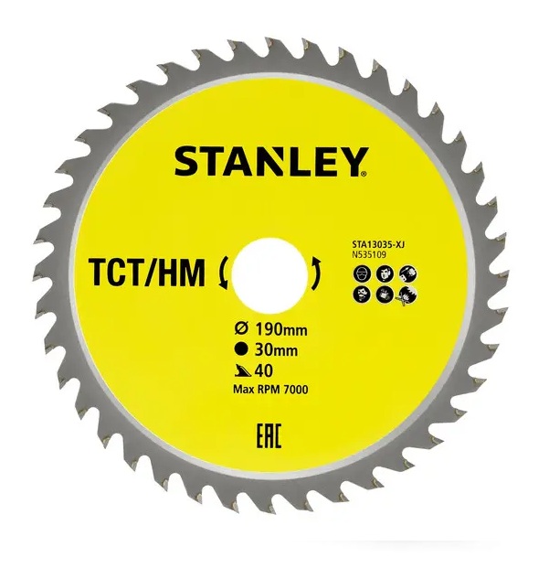 Lame de scie Stanley STA13035-XJ; 190x30 mm