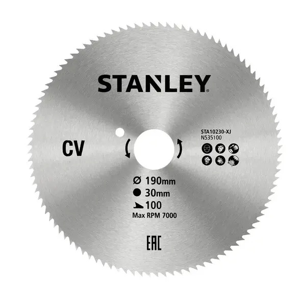 Lame de scie Stanley STA10230-XJ; 190x30 mm