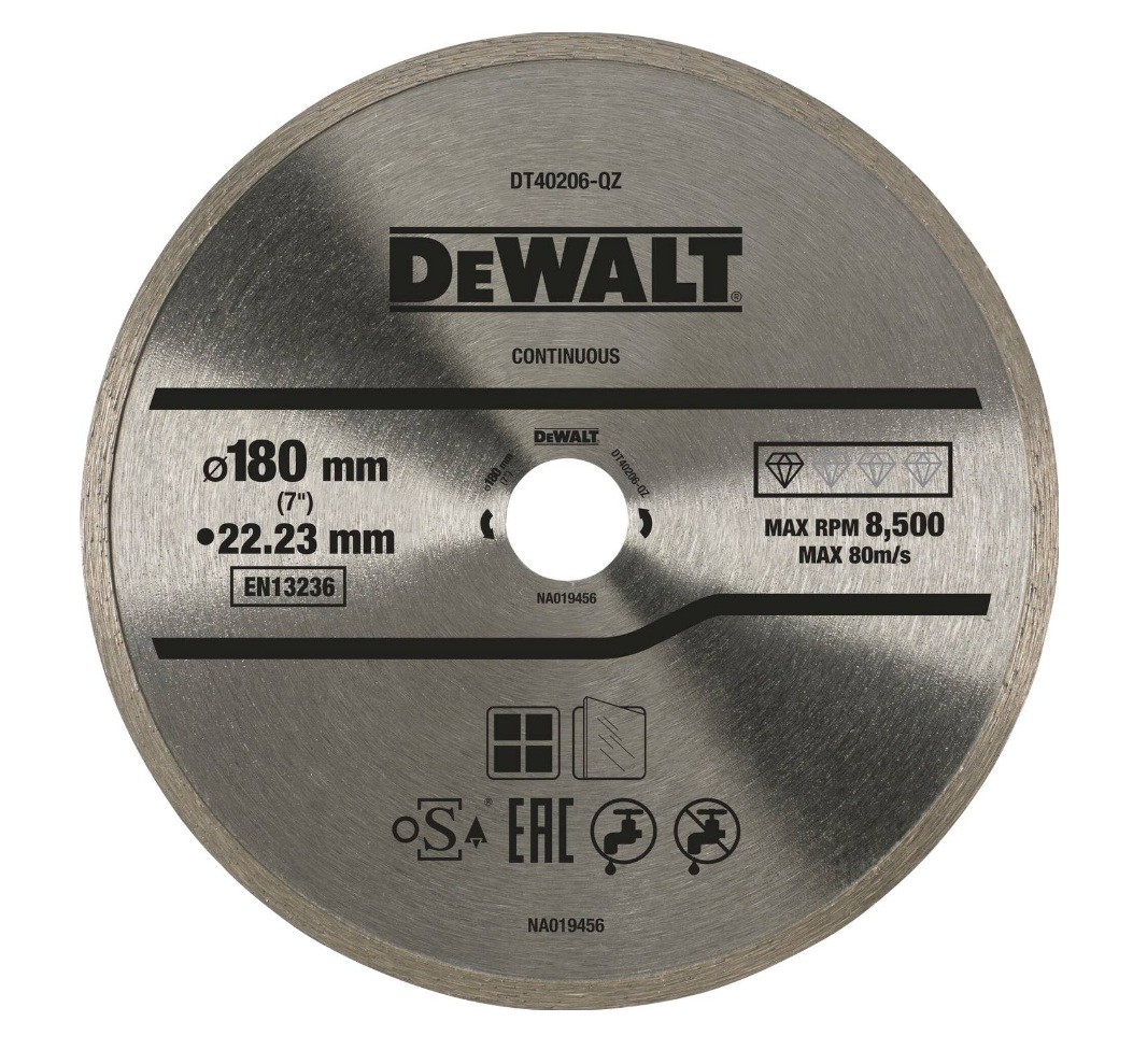 Disque à tronçonner diamanté DeWalt DT40206-QZ; 180x22,23 mm