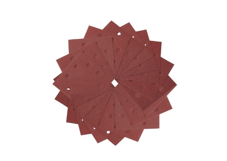 Papier de verre pour ponceuse orbitale DeWalt DT3035-QZ; 115x115 mm; K240; 25 unités
