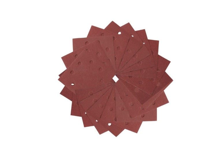 Papier de verre pour ponceuse orbitale DeWalt DT3033-QZ; 115x115 mm; K120; 25 unités