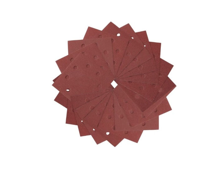 Papier de verre pour ponceuse orbitale DeWalt DT3032-QZ; 115x115 mm; K80; 25 unités