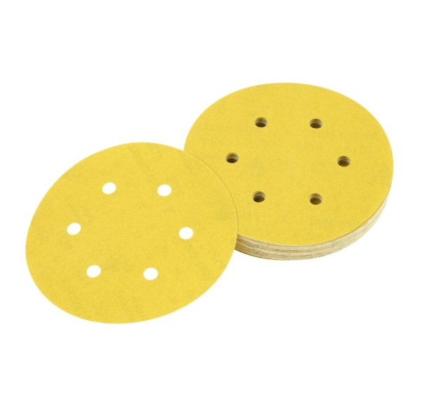 Papier de verre pour ponceuse orbitale DeWalt DT3125-QZ; 150 mm; K120; 10 unités