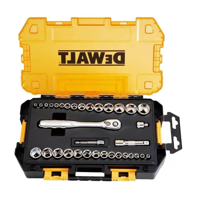 Jeu de clés à douille DeWalt DWMT45034-0; 34 unités