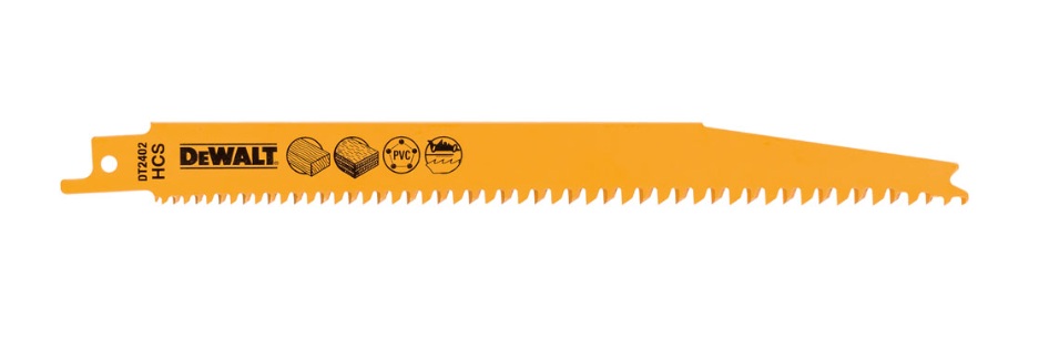 Lames scie sabre DeWalt DT2402-QZ; 203 mm; 5 unités