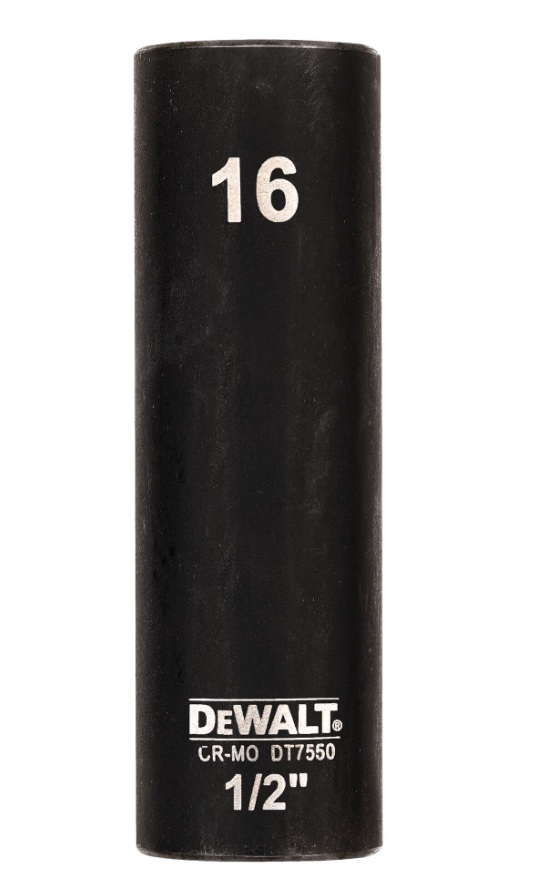 Prise d'impact DeWalt DT7550-QZ; 1/2''; 78 mm; 16 mm