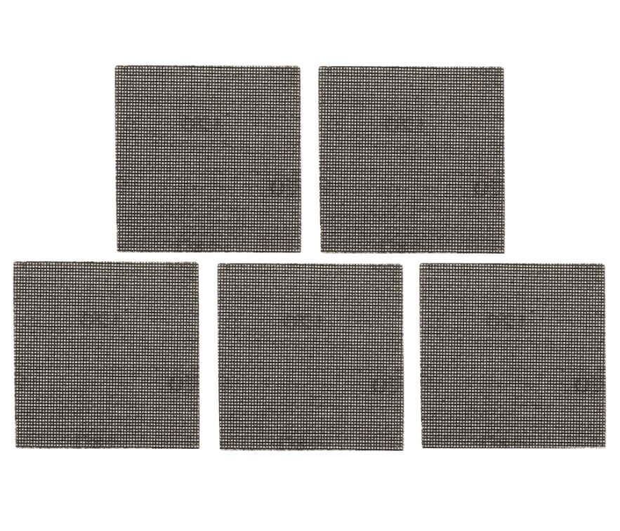 Abrasif maillé DeWalt DTM3023-QZ; 115x115 mm; K120; 5 unités