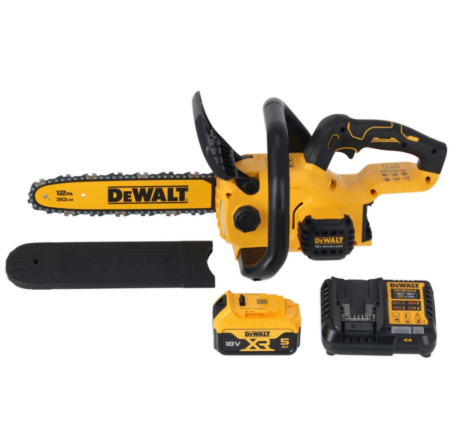 Tronçonneuse DeWalt DCMCS565P1-QW; 18 V; 1x5,0 Ah accu.