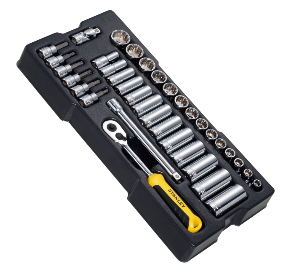 Socket et jeu de bits Stanley STMT1-74174; 36 unités