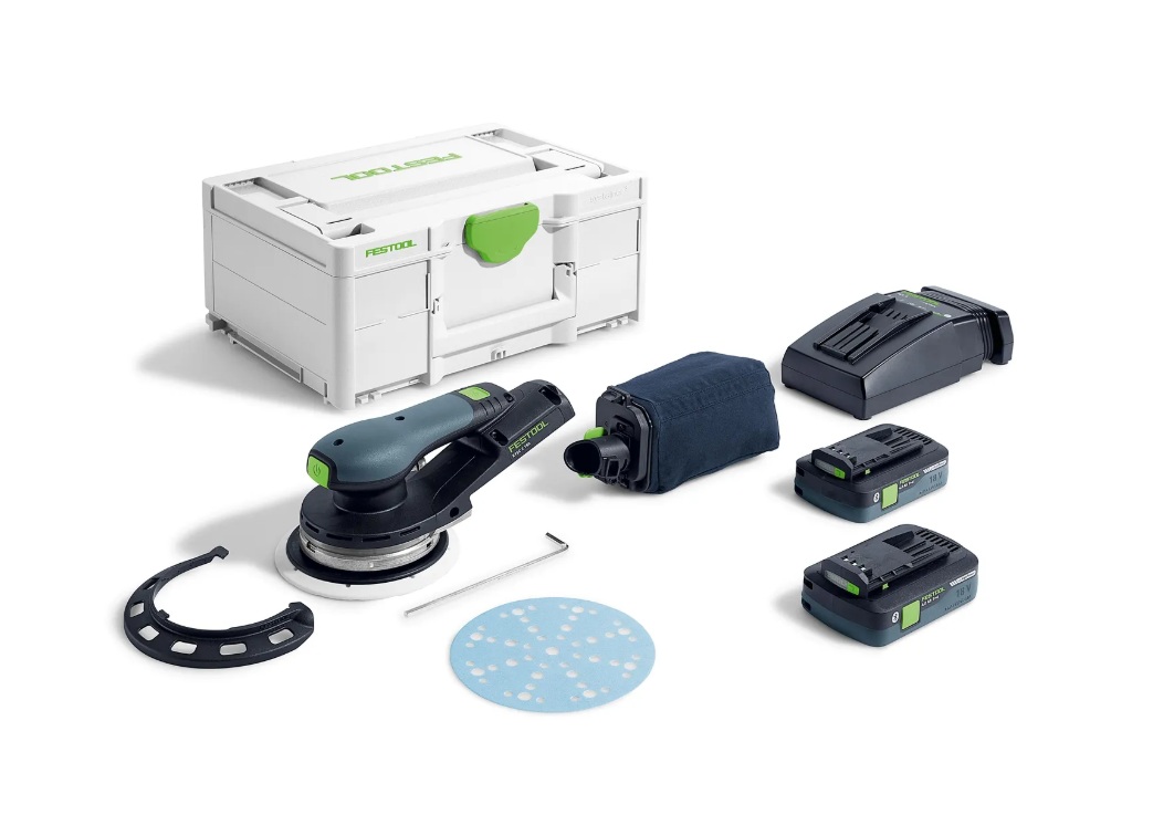 Ponceuse orbitale Festool ETSC 2 150 4,0 I-Plus; 18 V; 2x4,0 Ah accu.