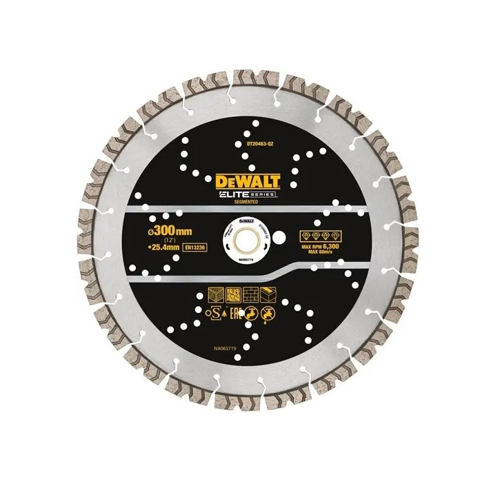 Disque à tronçonner diamanté DeWalt DT20463-QZ; 300x25,4x3,8 mm
