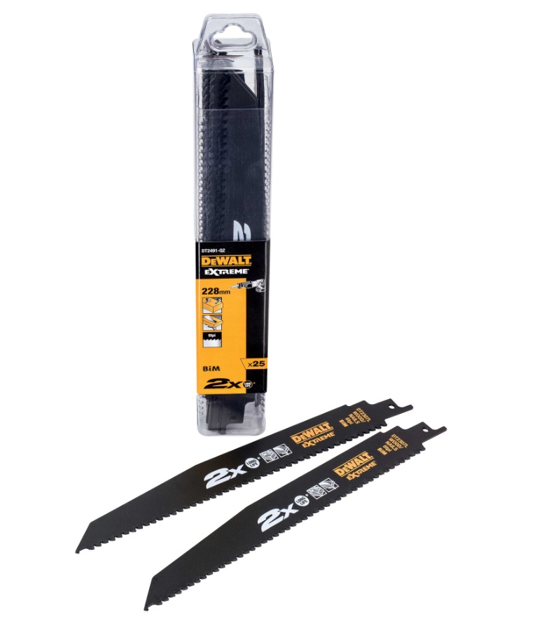Lames scie sabre DeWalt DT2491-QZ; 228 mm; 25 unités