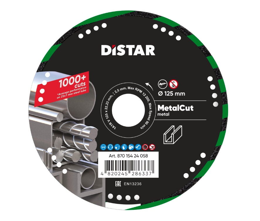 Disque à tronçonner diamanté DISTAR 87015424058; 125x22,23x1,5 mm