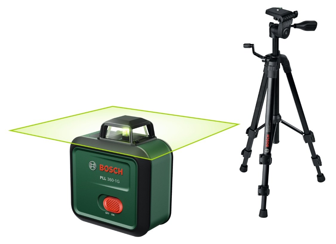 Niveau laser Bosch PLL 360-1G; 3,6 V; 1x2,0 Ah accu.