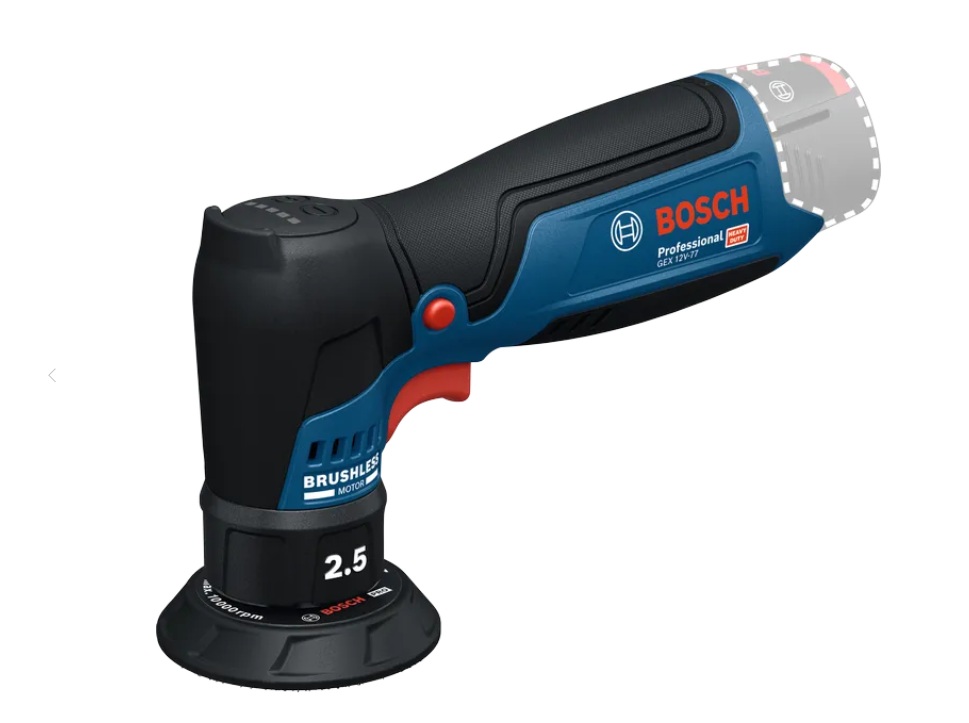 Ponceuse orbitale Bosch PRO GEX 12V-77; 12 V (sans batterie et chargeur)