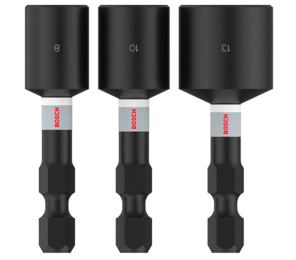 Porte-embout à visser Bosch 2608521U64; 1/4''; 8-13 mm; 3 unités