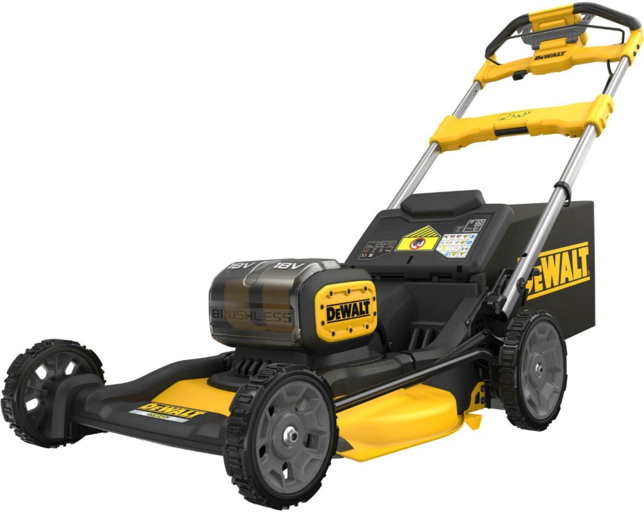 Tondeuse à gazon automotrice sans fil DeWalt DCMWSP156W2; 2x18 V; 2x8,0 Ah accu.