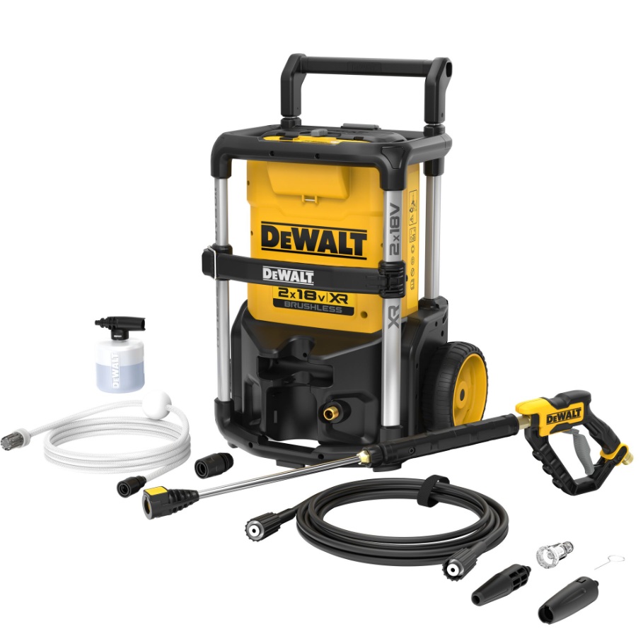 Nettoyeur haute pression DeWalt DCMPW1600N; 2x18 V (sans batterie et chargeur)