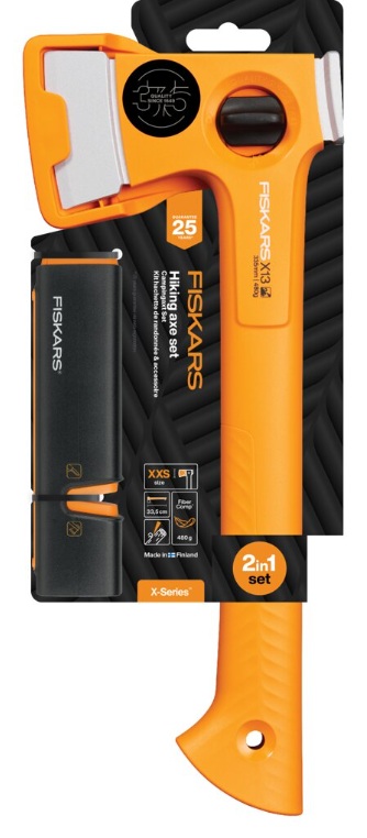 Hache de camping Fiskars 1075437 + Taille-crayon