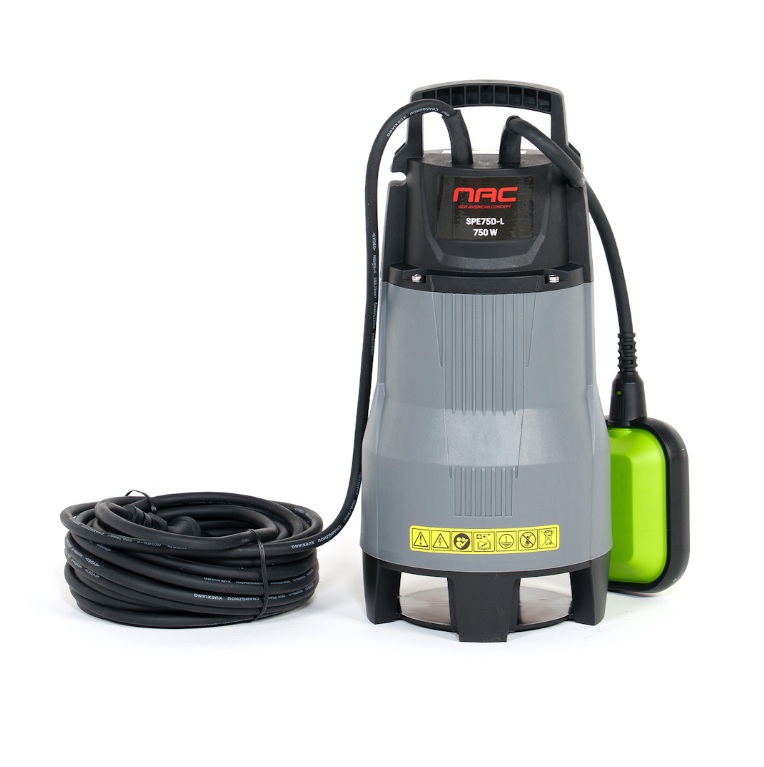Pompe à eau de drainage Nac SPE75D-L; 750 W