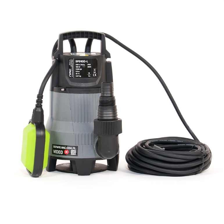 Pompe à eau de drainage Nac SPE40D-L; 400 W