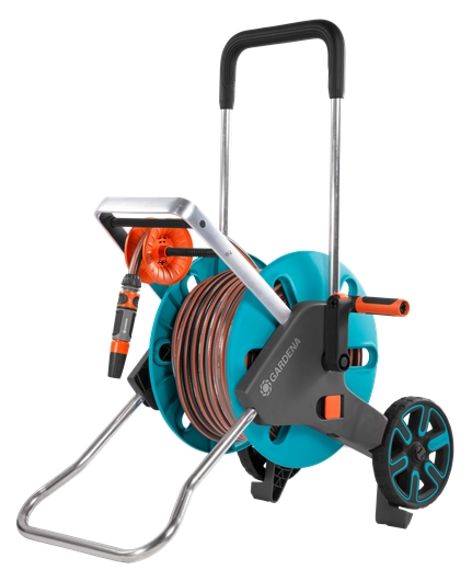 Chariot de tuyau d'arrosage Gardena AquaRoll M Easy; 20 m; 13 mm avec tuyau d'arrosage