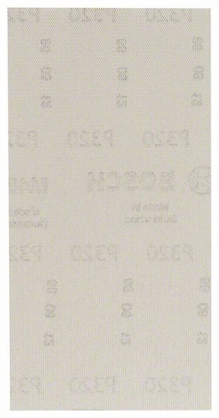 Abrasif maillé Bosch M480; 93x186 mm; P320; 10 unités