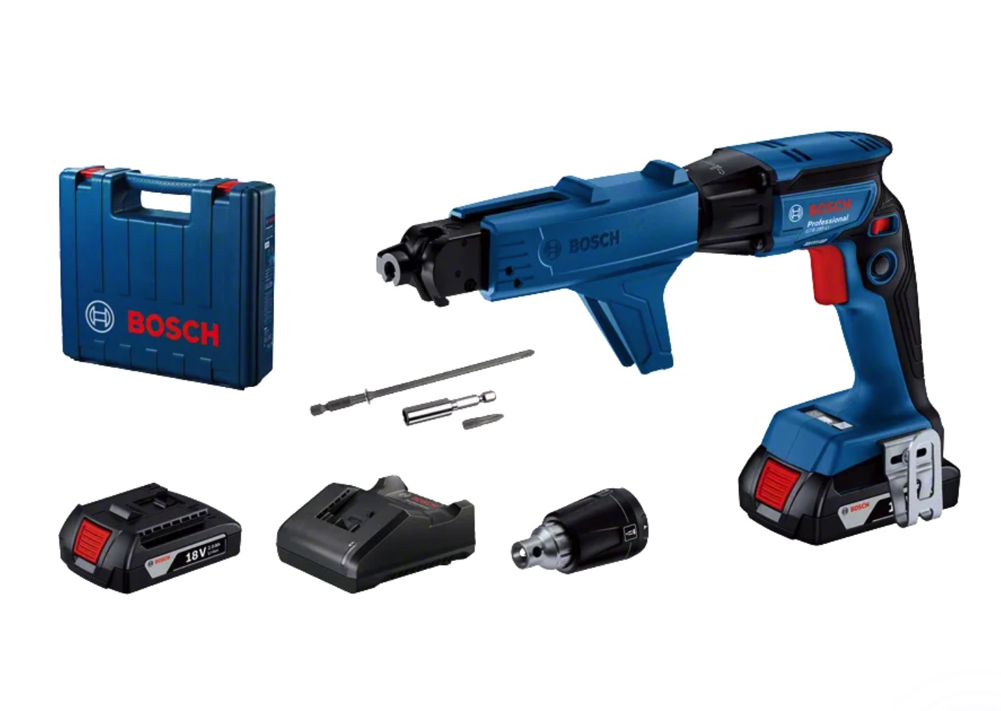 Tournevis sans fil Bosch GTB 185-Li; 18 V; 2x2,0 Ah accu.
