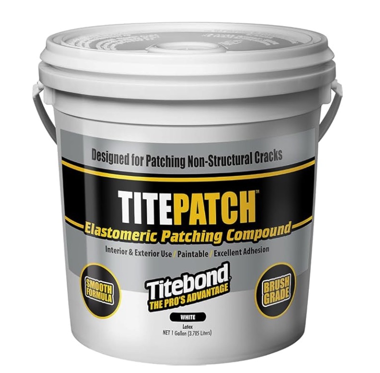 Scellant pour travaux intérieurs et extérieurs Titebond TitePatch 5386; 3,785 l
