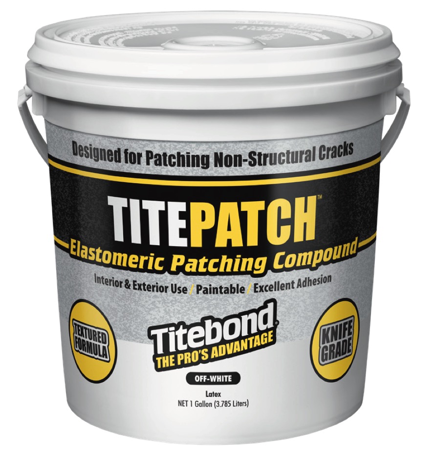 Scellant pour travaux intérieurs et extérieurs Titebond TitePatch 5376; 3,785 l