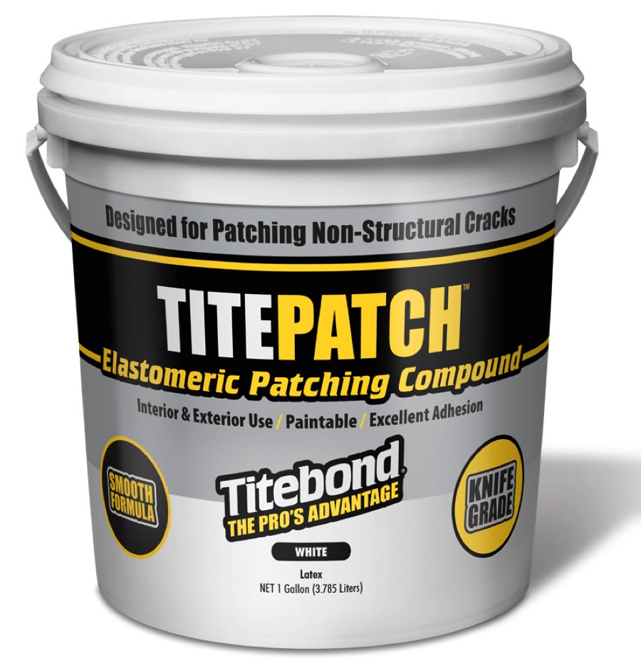 Scellant pour travaux intérieurs et extérieurs Titebond TitePatch 5356; 3,785 l