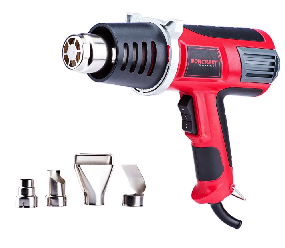 Souffleur de chaleur Worcraft HG20-600; 2000 W + Accessoires
