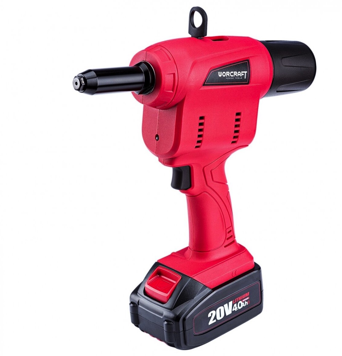 Outil de rivetage sans fil Worcraft CRG-S20LI; 20 V; 1x4,0 Ah accu.