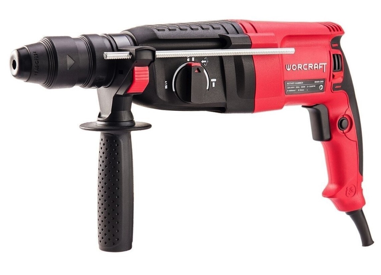 Marteau perforateur Worcraft RH0926D; 900 W; 3,2 J; SDS-plus; avec accessoires