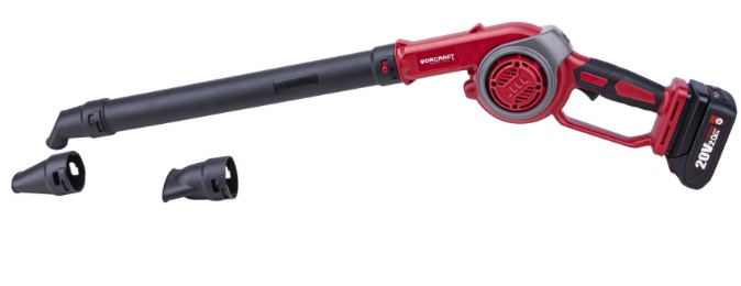 Souffleur de feuilles sans fil Worcraft CLBS20LiA; 20 V; 1x4,0 Ah accu.