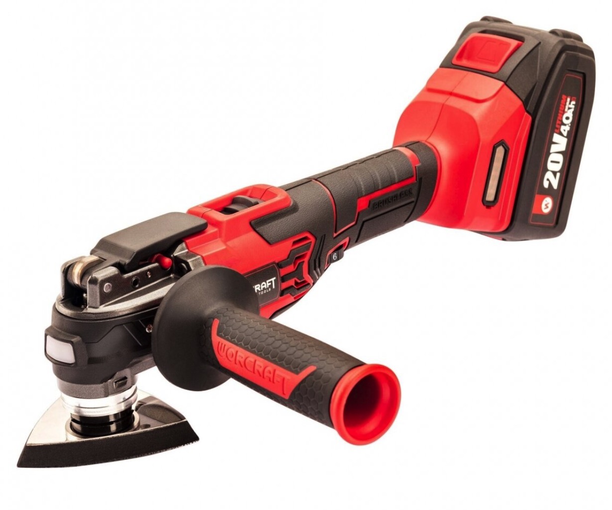 Outil Multi-fonction Worcraft CMT-S20LiB; 20 V; 1x4,0 Ah accu.