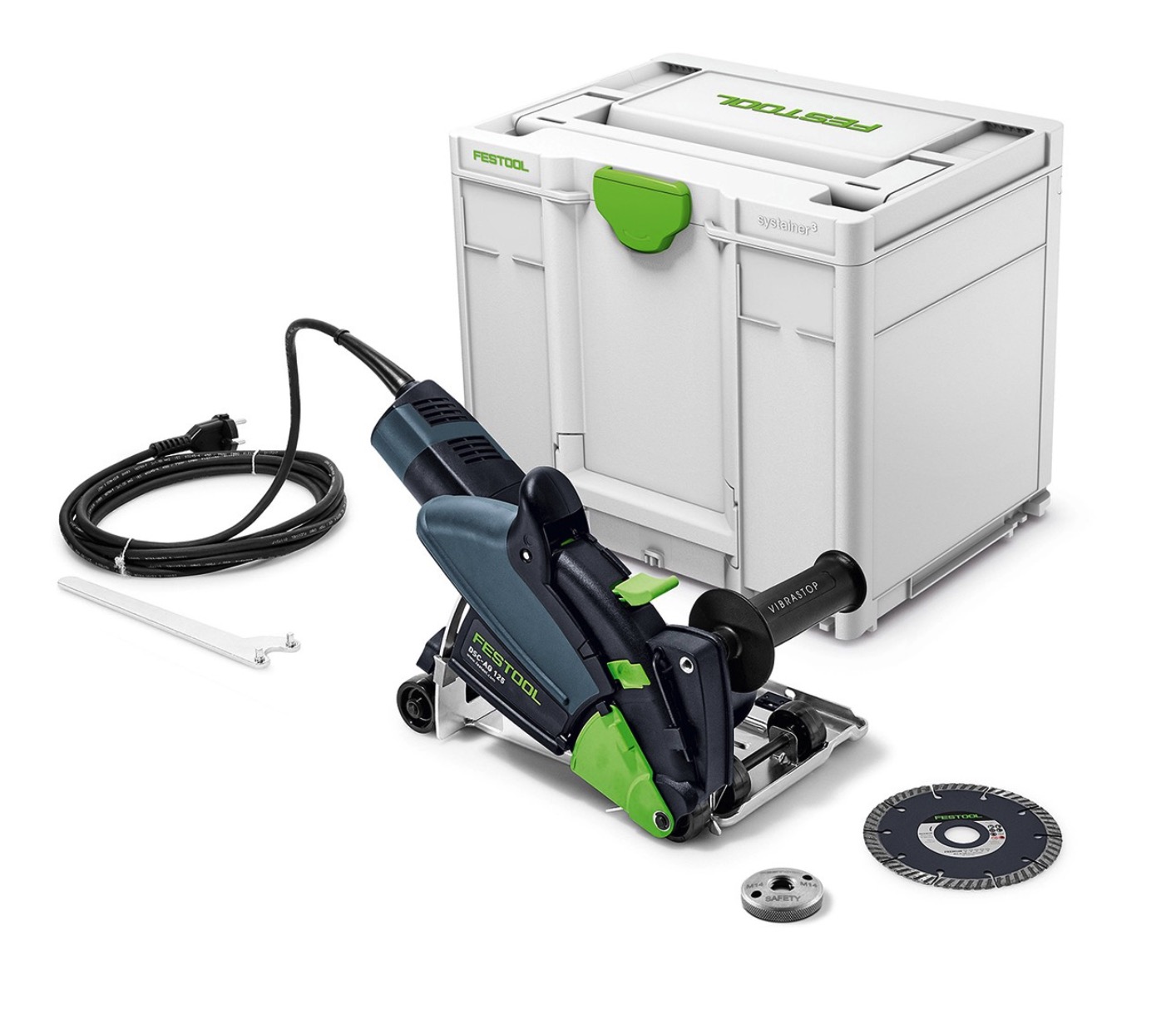 Scie circulaire de coupé diamant Festool DSC-AG 125-Plus; 1400 W