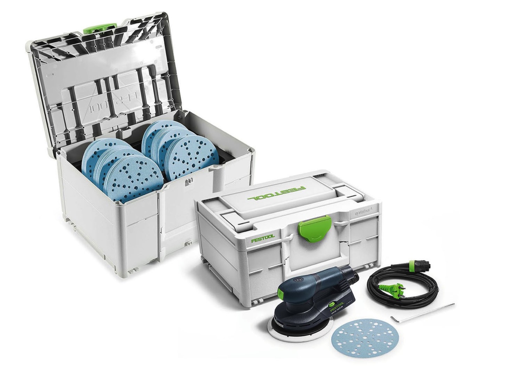Ponceuse orbitale Festool TS EC 150/5 EQ-SYS GR; 400 W