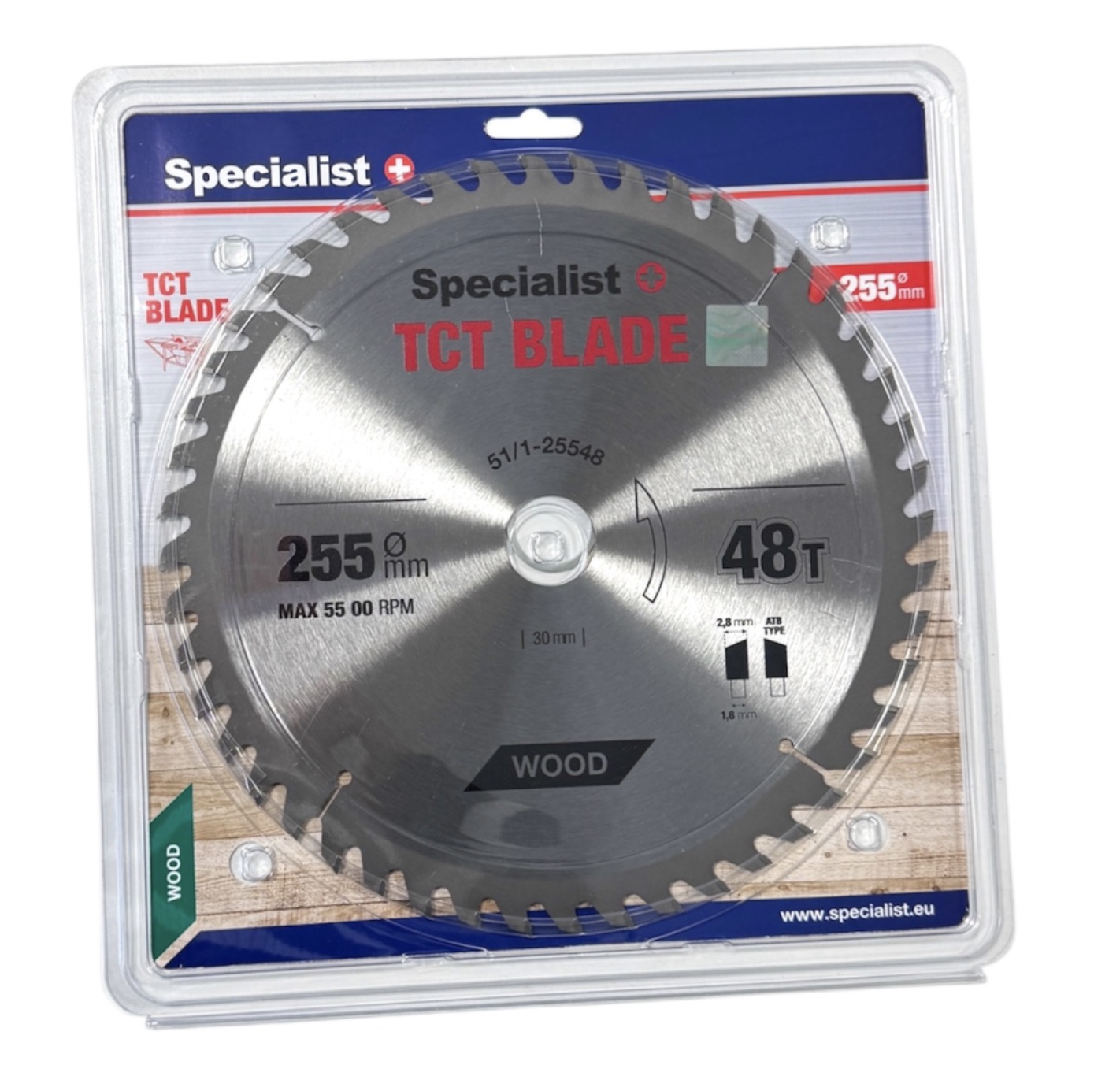 Lame de scie Specialist+ Wood; 255x30/25,4 mm; Z48
