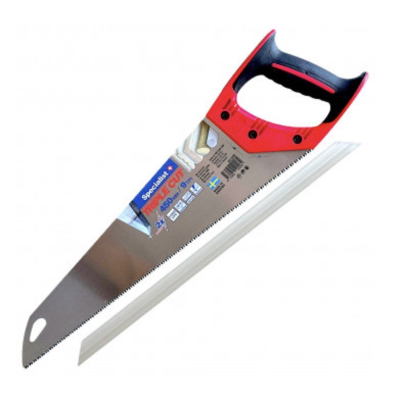 Scie manuelle Specialist+ TRIPLE CUT; 450 mm; pour le bois