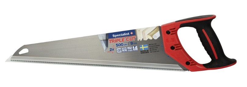 Scie manuelle Specialist+ TRIPLE CUT; 500 mm; pour le bois