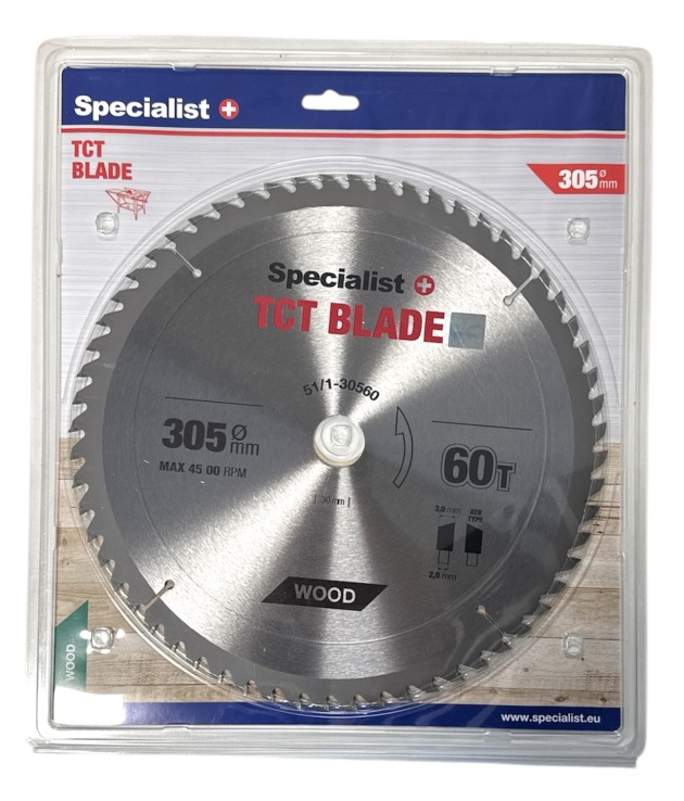 Lame de scie Specialist+ Wood; 305x30 mm; Z60