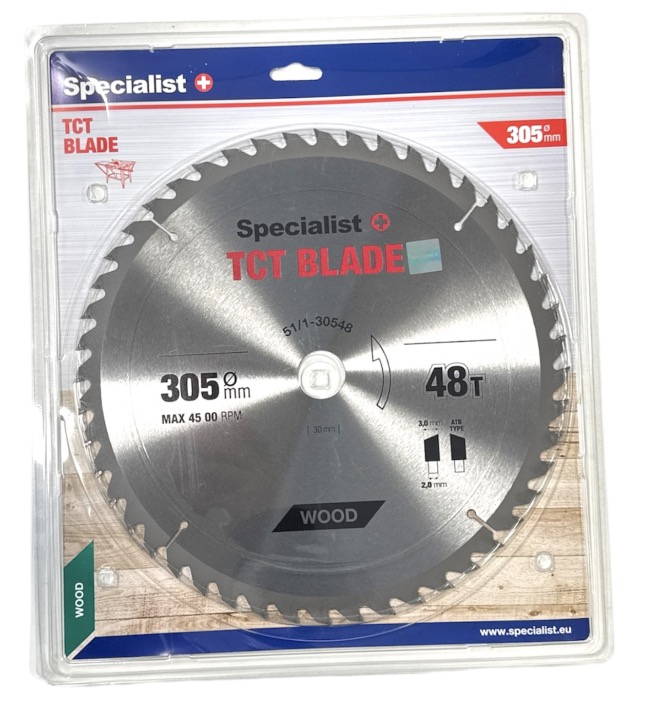 Lame de scie Specialist+ Wood; 305x30 mm; Z48