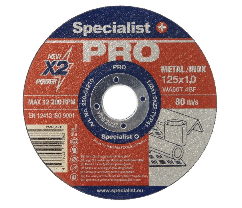 Scie circulaire Specialist+ PRO; 125x1x22 mm