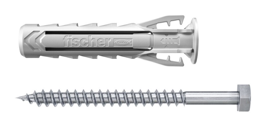 Broche avec vis Fischer SX Plus S; 10x50 mm; 5 unités
