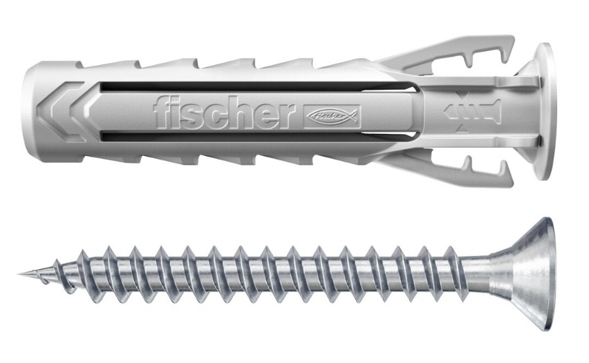 Broche avec vis Fischer SX Plus S, 6,0x30 mm; 15 unités