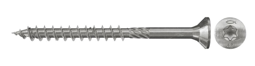 Vis à bois Fischer FPF-ST P; 6,0x70 mm; TX30; 100 unités