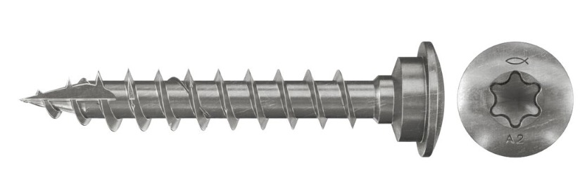 Vis à bois Fischer FJS-LT F; 7,0x40 mm; TX30; 50 unités